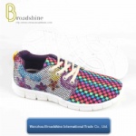 Colorful Elastic Upper Running Shoes for Wholesale