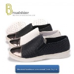 Light PU Injection Casual Footwear with Hemp Rope Foxing